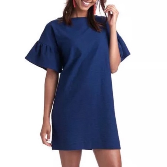 VINEYARD VINES Dress Flutter Sleeve Shift Tunic - Picture 3 of 6